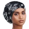 Alnorm Wide Band Satin Lined Sleep Cap Multicolored Beanie