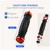 MOJOGEAR Handle for smartphone/camera/action cam - Rubber - Black/Red