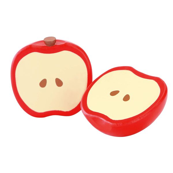 First Play Apples Magnet Wooden Toys Educational Toy Pretend Play Woody Puppy