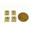 10 Pieces Gold 8mm x 10mm SMALL miniature hinges Doll House TINY HINGE  micro E7