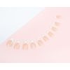 Invogue Coffin Natural Pink False Nails With Glue 24 Pack