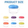Fizzix 6PCS Plastic Mini Storage Containers with Lids – Durable, Stackable Small Storage Boxes for Beads, Crafts, Snacks, and Organization –Clear Design for Easy Identification.