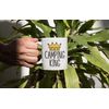 Father Fox - Camping King - Outdoors Gift Mug, Ceramic, 11fl.oz.