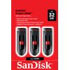 SanDisk 32GB Cruzer Glide USB Flash Drive - 3-pack
