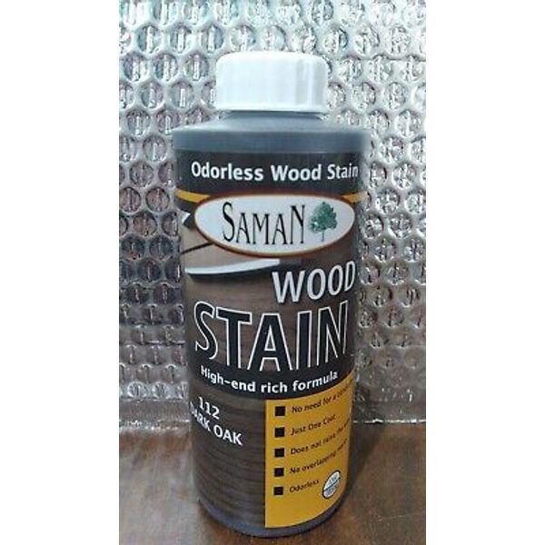 Saman Wood Stain 112 Dark Oak 12oz