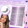 Wispy Lash Extension Kit Natural Lash Clusters Kit C Curl DIY Eyelash Extensions