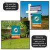Miami Dolphins Double Sided Garden Flag