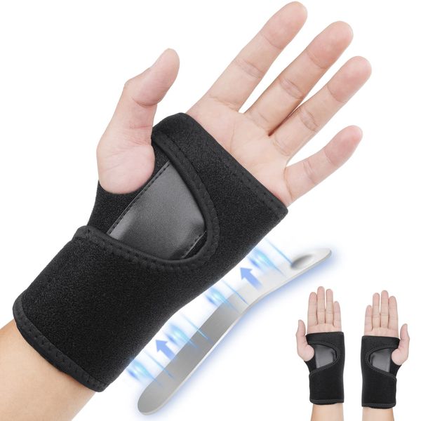 ACWOO Handgelenkstütze, Atmungsaktive Handgelenkschiene Handschiene für Männer Frauen, Handgelenk Stützung Handgelenkbandage, Wrist Wrap Support (Linke Hand)