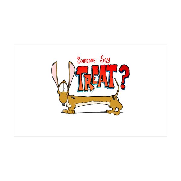 CafePress Doxy Treat Wall Decal 35x21 Wall Decal