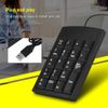 Fishlor Mechanical Keyboard, Ergonomic Portable Mini USB Numeric Keypad for Laptop & PC, Gaming Keyboard