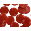 500 Thin Tokens/Drinking Counters Vouchers/Poker Chips - Approx 39mm (Red)