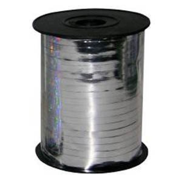 amscan Curling Ribbon, Metallic Silver, 229 M X 5 Mm