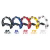 KC HMT-2005 Tambourine Half Moon White