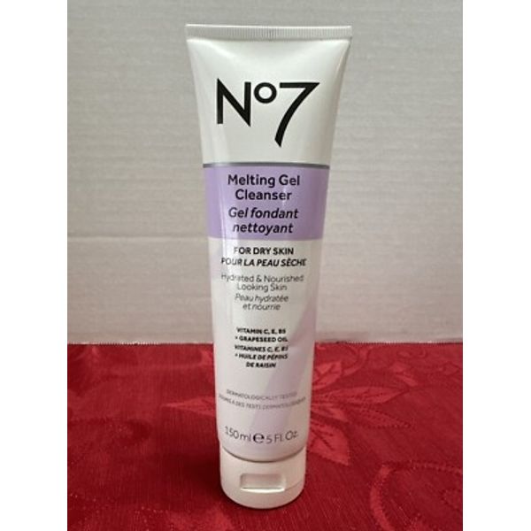 No7 Melting Gel Face Facial Cleanser 5 oz Hydrate & Nourish Skin