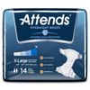 Attends Briefs with Overnight Protection, X-Large (BG/14)