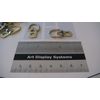 25 MEDIUM D-RING PICTURE HANGER STRAP MIRROR HANGER 100 # 6-1/2" SCREW +SAMPLE