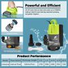 FLUENTPOWER 3/4HP 3700GPH Submersible Sump Pump with Integrated Float Switch