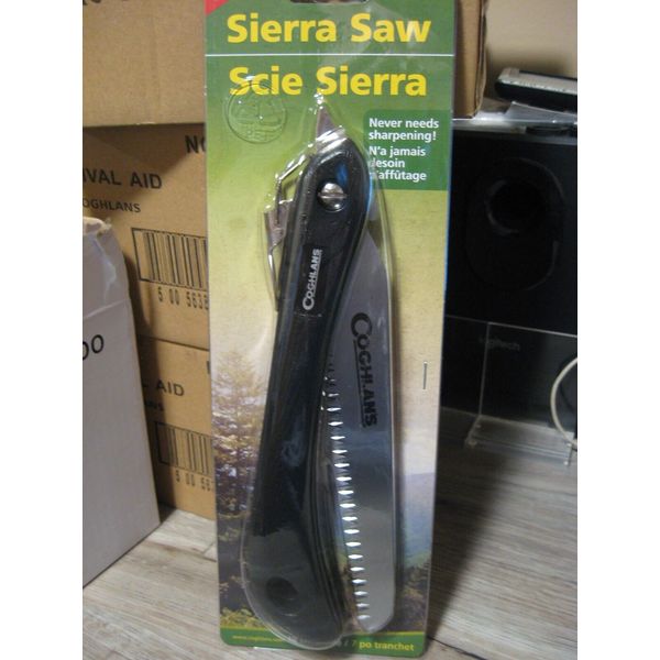 Coghlan's Sierra Saw - Lightweight - 9" Folding Blade - Never Needs Sharpening