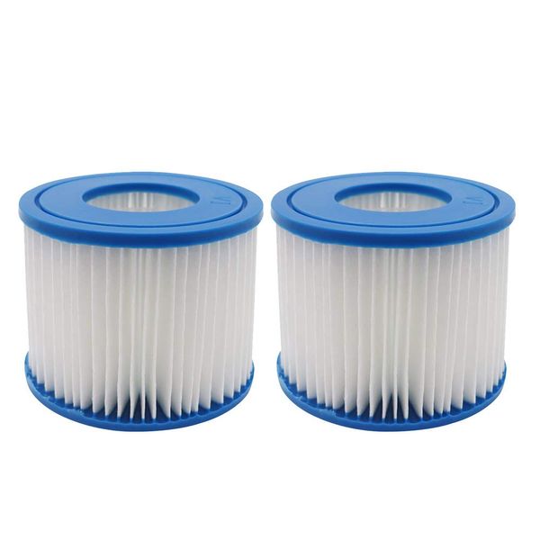 YanBan 2pcs Hot Tub Cartridge Filters Compatible with Best-way, Size VI Replacement Filter Cartridge Compatible with Lay-Z-Spa, Miami, Vegas, Palm Springs, Paris Monaco