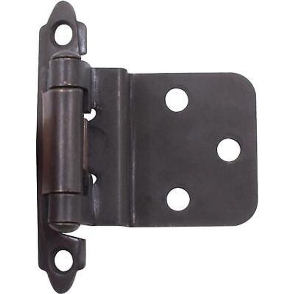 Self-Closing Inset Cabinet Hinge, 3/8 Inches, 1-Pair, Vintage Bronze by Stone Ha