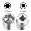 sourcing map 1/2-inch Drive 1-1/16-inch 6-Point Shallow Socket, Cr-V
