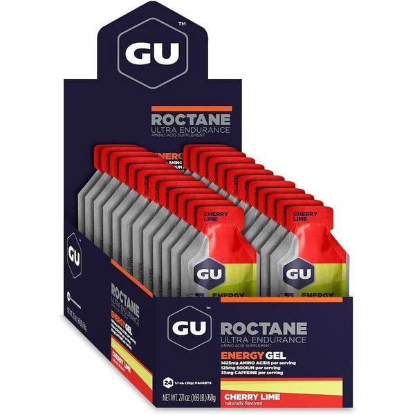 GU Roctane Ultra Endurance Energy Gel - Cherry Lime (24 Count Box)