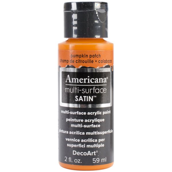 DecoArt Americana Multi-Surface Satin Acrylic Paint, 2-Ounce, Pumpkin Patch