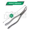 Dental Extracting Extraction Forceps # 150+151+23 Set Surgical Inst German Grade
