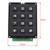 HALJIA 4 x 3 Matrix Array 12 Switch Keypad Keyboard Module 12 Key MCU Membrane Switch Keypad Compatible with Arduino