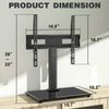 Universal Tabletop TV Stand Base with Mount for 27-60 inch Flat Screen TVs