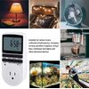 Sper Scientific 810062 Programmable Digital Plug-in Timer with LCD Display - Indoor Only - 10 On/Off Programs, Anti-Theft Mode, Universal AC 120V Timer for Electrical Devices