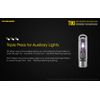 NITECORE TIKI 300 Lumen Keychain Flashlight UV/High CRI LED + USB-C Cable