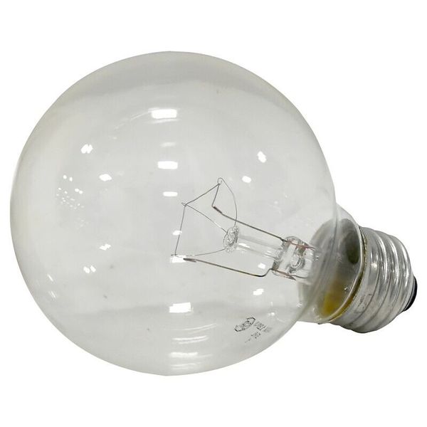 Sylvania 15871 PACK (3) GLOBE LIGHT BULBS 40 W, G25 Lamp, Medium Lamp Base