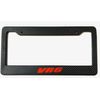 Vr6 Engine Code Racing in Carbon Fiber with RED Automotive License Plate Frame