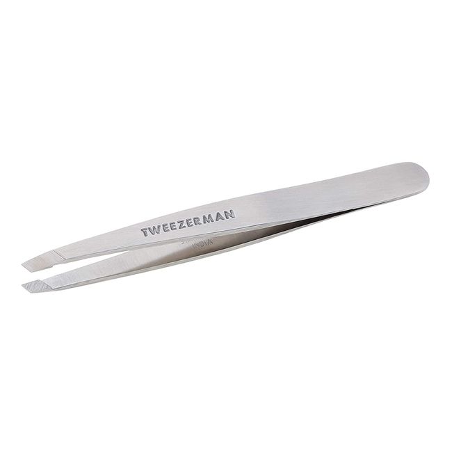 Tweezerman 1231-R Stainless Steel Slant Tweezer