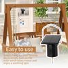 Solar Powered Wind Spinner - Hanging Display Motor, Rotating Solar Wind Spinner, 6.56.511cm