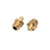 sourcingmap 10Pcs M12 x 1.5 Thread Brass Straight Grease Zerk Nipple Fitting for Auto Car