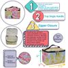 N Gil Baseball Travel Makeup Bag