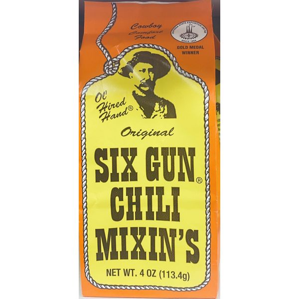 Six Gun Chili Mixin's - Original - 4 oz Bag