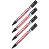 edding Wäschemarker 8040 (4er Pack, Schwarz)