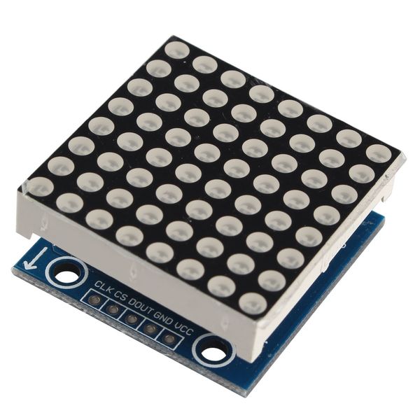 HALJIA Seamless Cascadable MAX7219 PIC 8x8 Dot Matrix Display LED 5.5V Control Module Compatible with Arduino