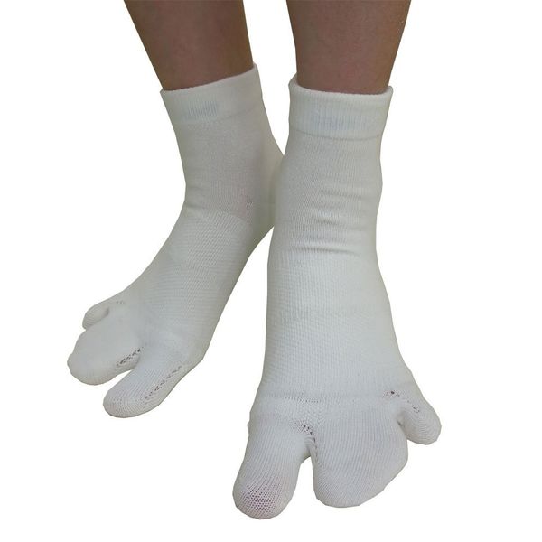 Official Bunion/Float Fingers / AKA-009NEW HOSOCKS (22-24, White)