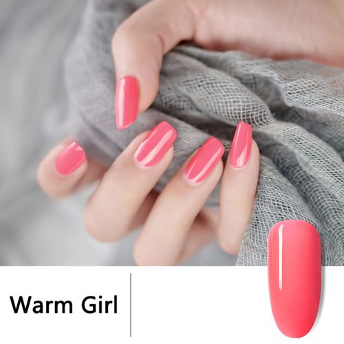 Gel Nail Color Gel Set with Case, 6 Colors, 0.3 fl oz (8 ml), Nude Type