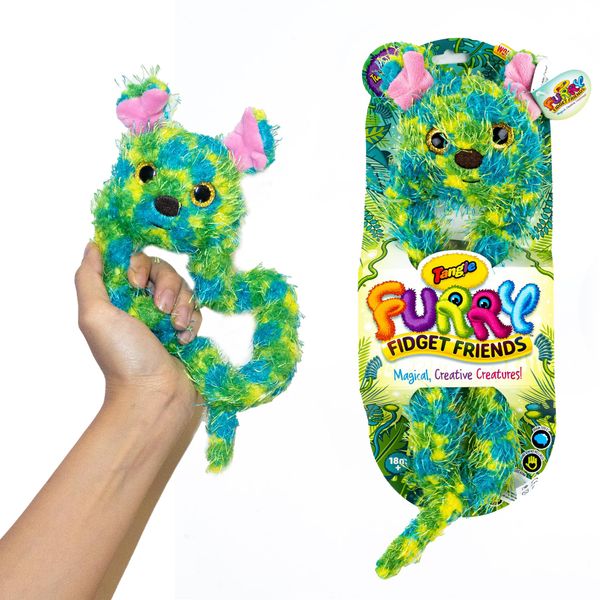 Tangle Furry Fidget Friends - New! Chay The Bear - Plush Tangle Fidget Toy Furry Friend - Magical, Creative Creatures from The Tanglonia Universe - Take Your Furry Fidget Friend with You Everywhere!