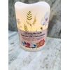 4” LED Spring Pillar Candle On/Off Switch-Flickering Effect-Brand New-SHIP 24HRS