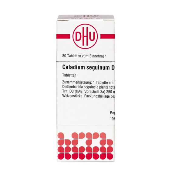 Caladium seguinum D3 DHU Tabletten, 80 St. Tabletten