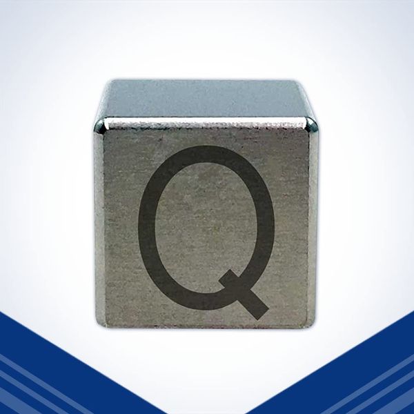 Tungsten Engraved Cube - 0.5" (Q)