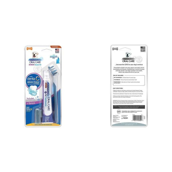 Nylabone Advanced Oral Care Dental Kit Senior