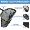 Poolvio 5-in-1 Pool Cleaning Kit - Includes Semi-Deep Skimmer Net, Aluminum L...