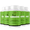 Tonic Greens -Digestive & Immune Support- 5 Bottles- 300 Capsules